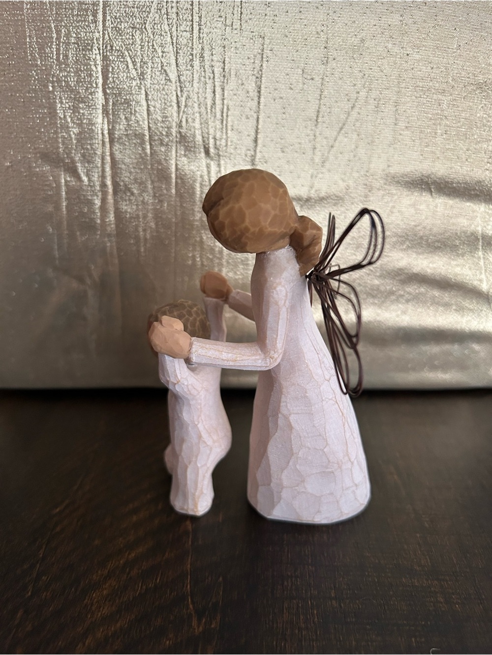 Willow Tree Guardian Angel Figurine - Pale Pink - Picture 4 of 5
